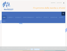 Tablet Screenshot of centrointernazionalemontessori.com